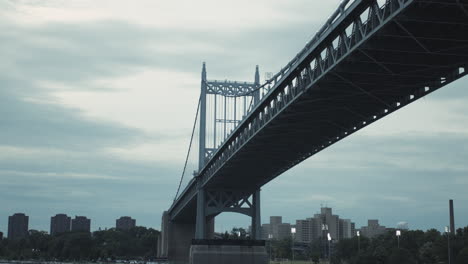 close up triborough bridge robert f