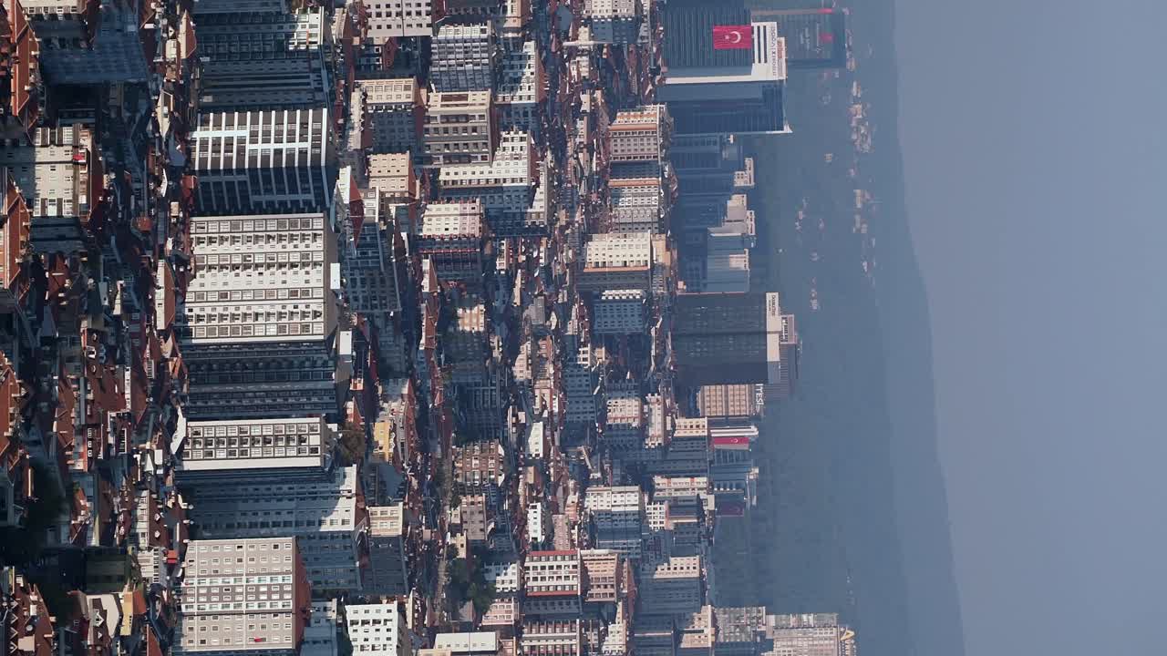 Cityscape with Turkish Flag