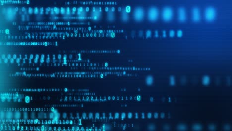 Binary code digital information technology background seamless loop computer generates graphics