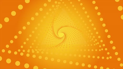 abstract orange and yellow spiral background