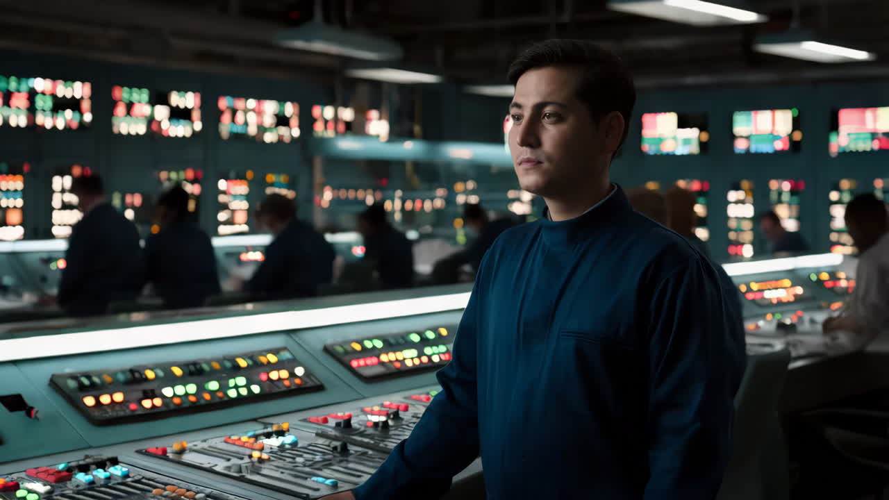 operador de la sala de control