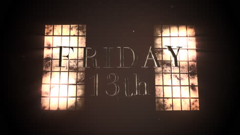 friday 13th with dark hall of castle