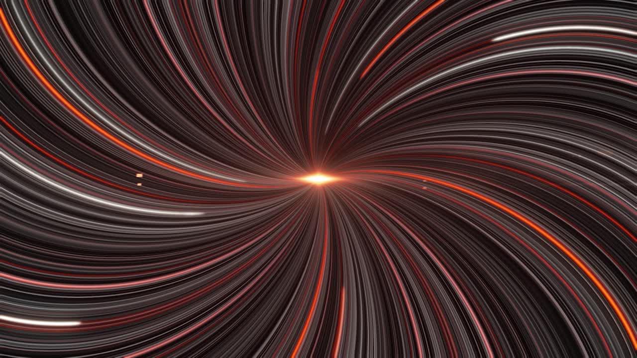 Abstract Spiral Glowing Lines
