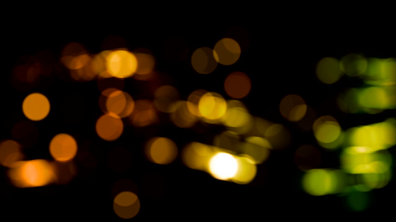 luces ondulantes verde bokeh