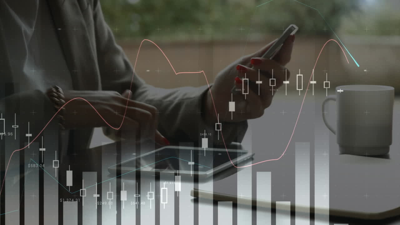 elaborazione di dati statistici contro la metà della sezione dell'uomo utilizzando tablet digitali