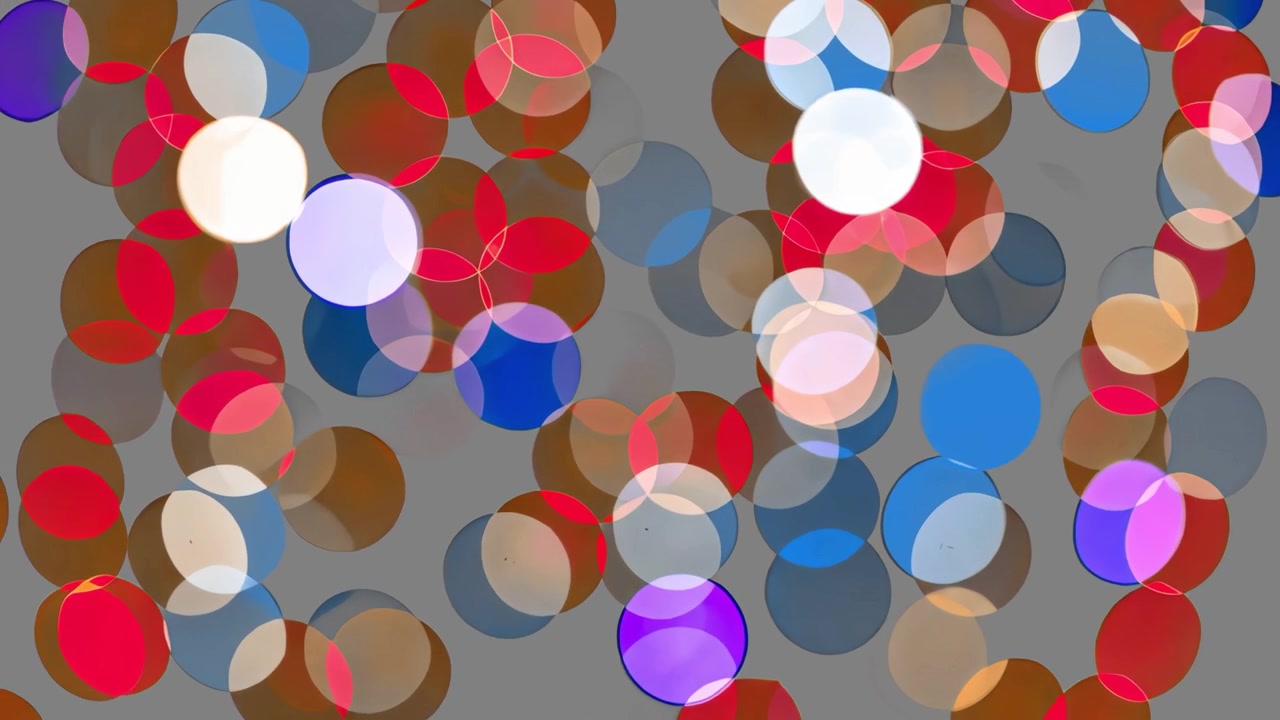Abstract Background of Colorful Blurred Bokeh Lights