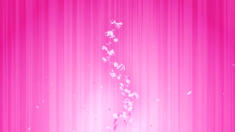 spiral shiny particle of cherry blossoms. sakura pattern. japanese cherry dancing. vortex from pink petals. abstract loop animation.