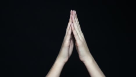 en manos de oración