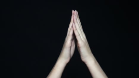 hands in prayer