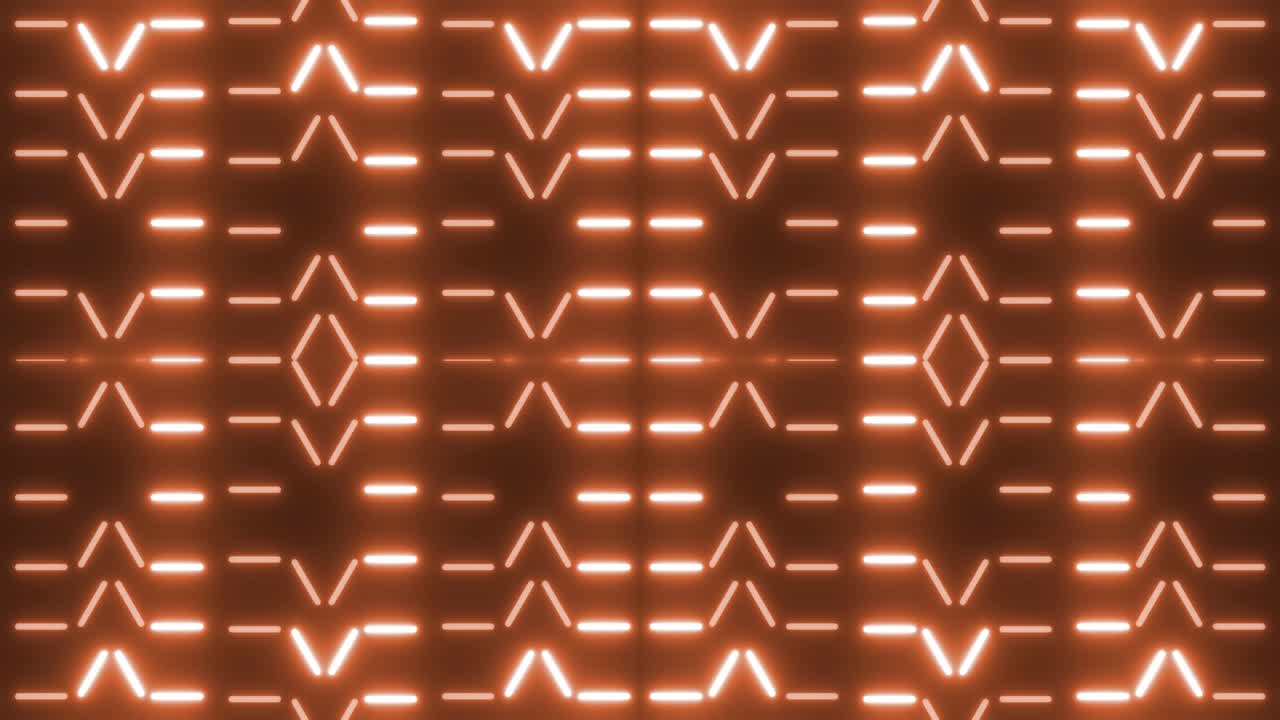 patrón geométrico de neón abstracto