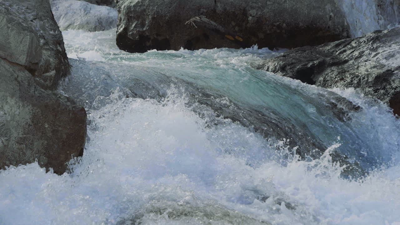 Fast-flowing Mountain River