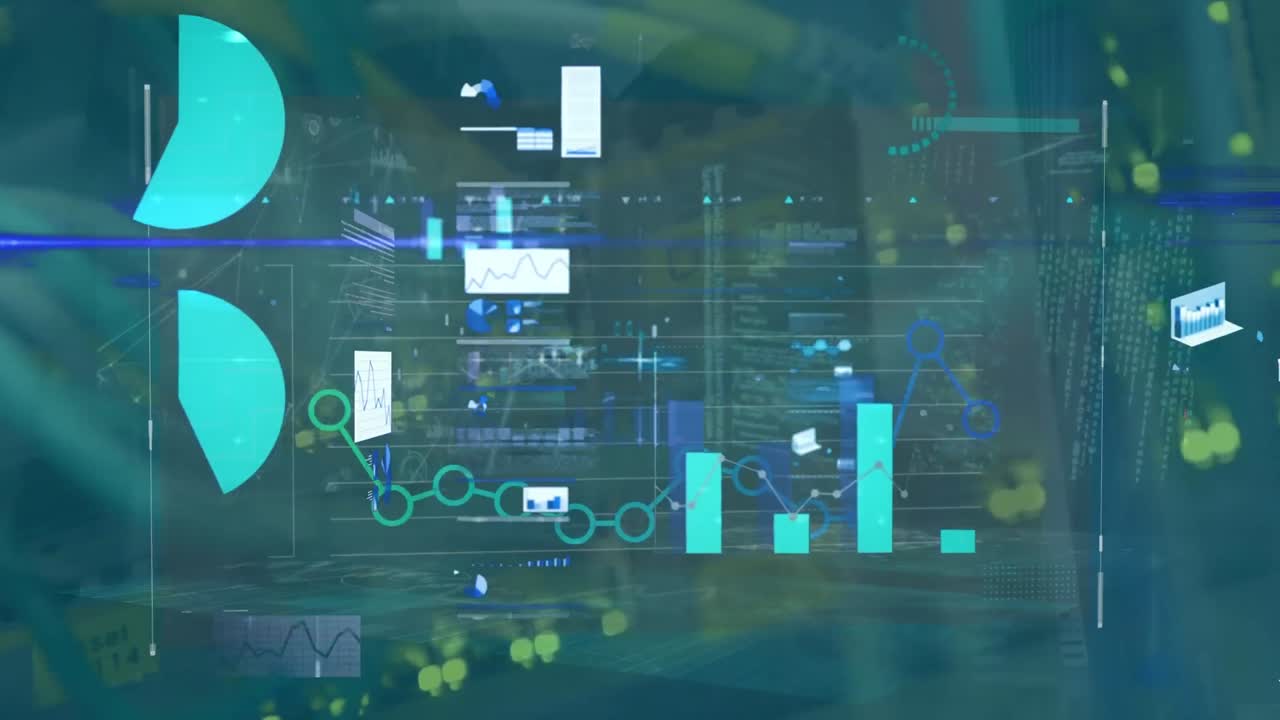 Animation of data processing over server