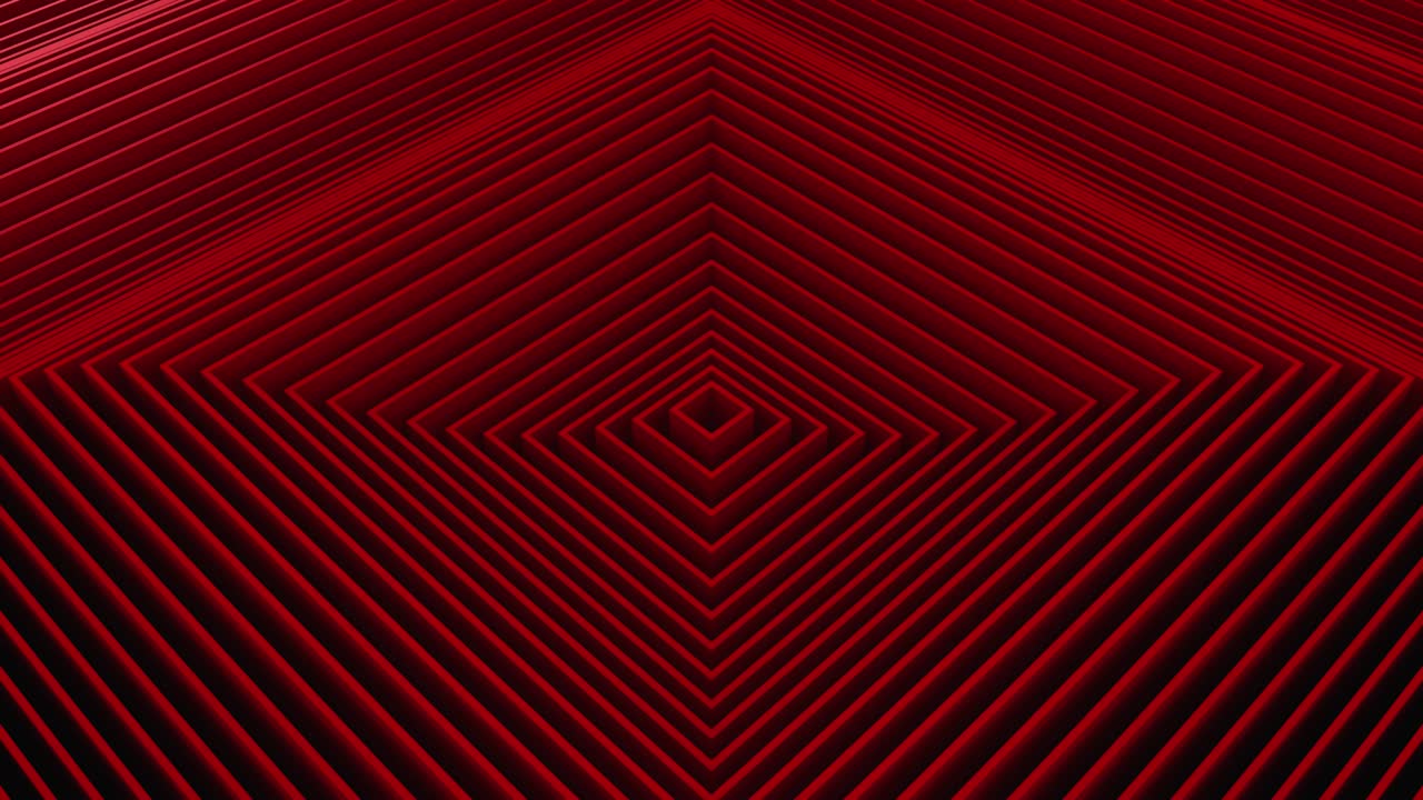 사각형은 파동을 형성했습니다.