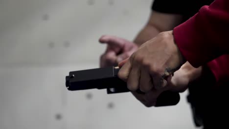 entrenamiento en el manejo de armas