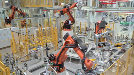 automated car body assembly line