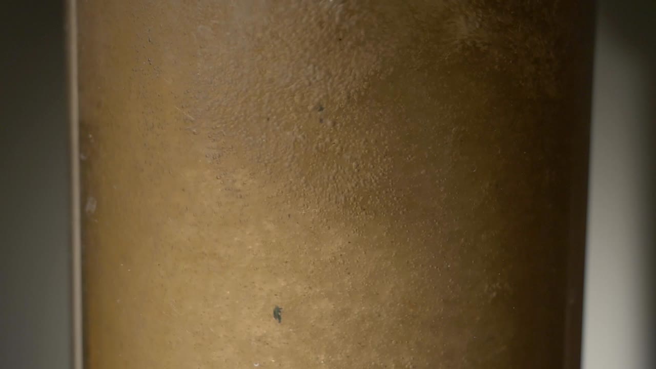 burbujas en un vaso de refresco