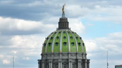 rotunda of pennsylvania state capitol building in harrisburg, pa