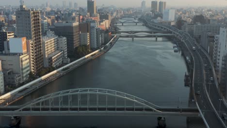 Luftbild-Tokio,-Japan