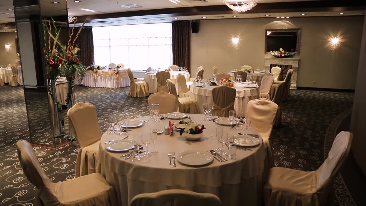 우아한 결혼식 리셉션 홀