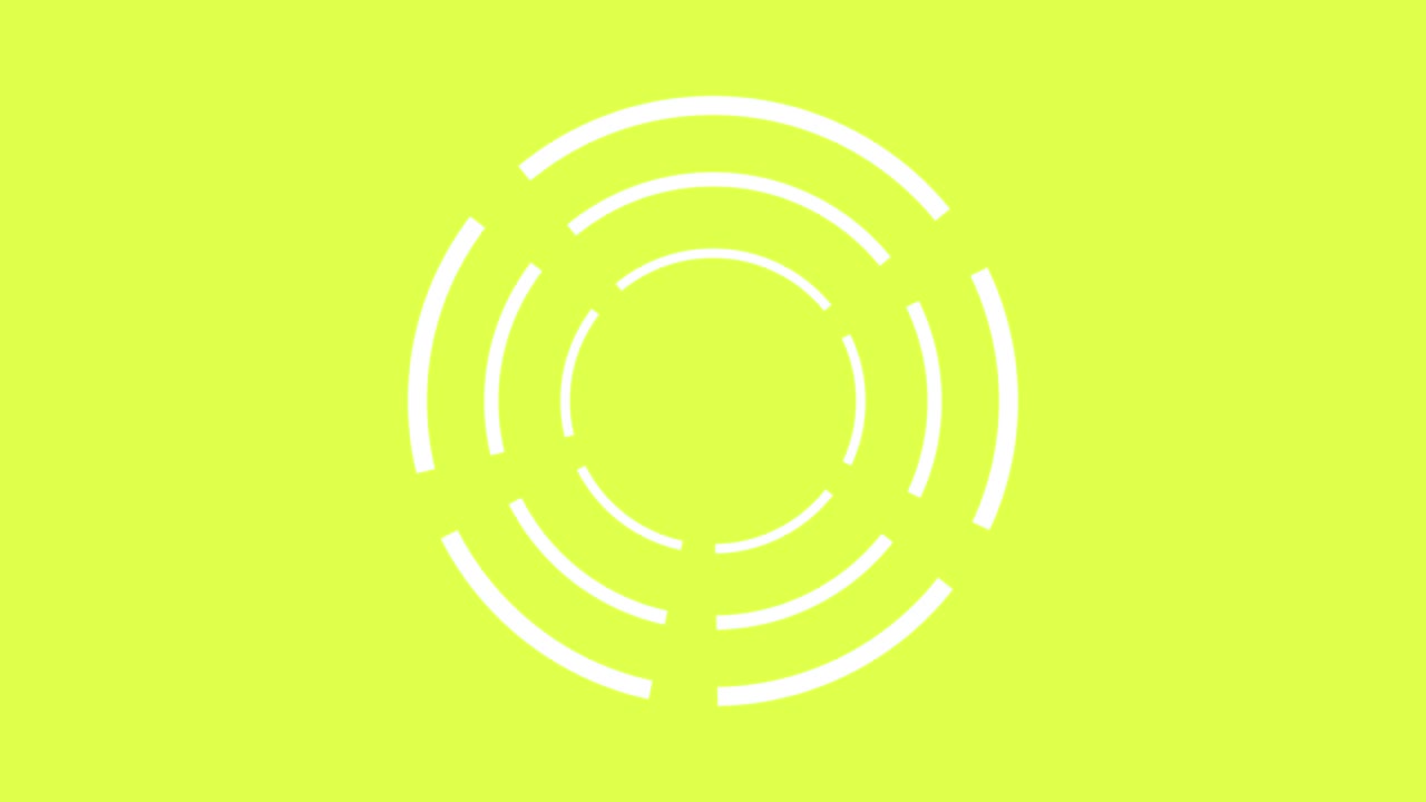 rotación del círculo división pop animación gráficos de movimiento