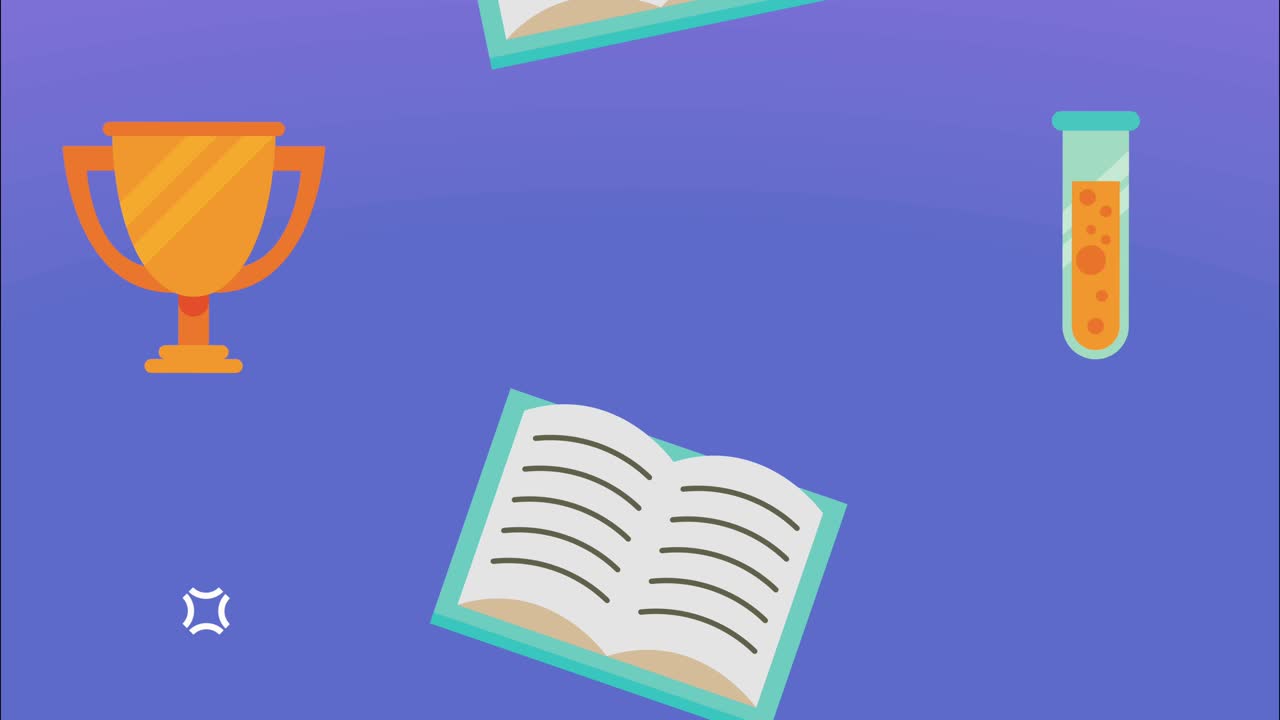 back to school pattern animation