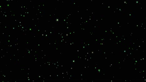 small little fireflies flying through the night and creating a moody relaxing atmosphere with glowing 2d animation chroma key