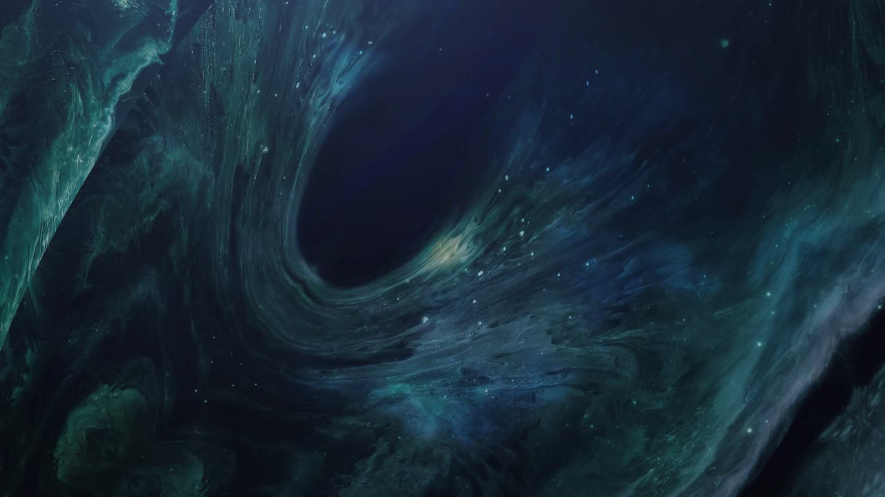 buco nero 4k all'interno della nebulosa