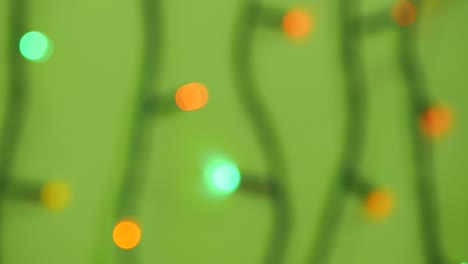 fuera de enfocado celebrar el color de las luces parpadeantes