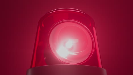 intermitente de emergencia de bucle rojo con luz de volumen