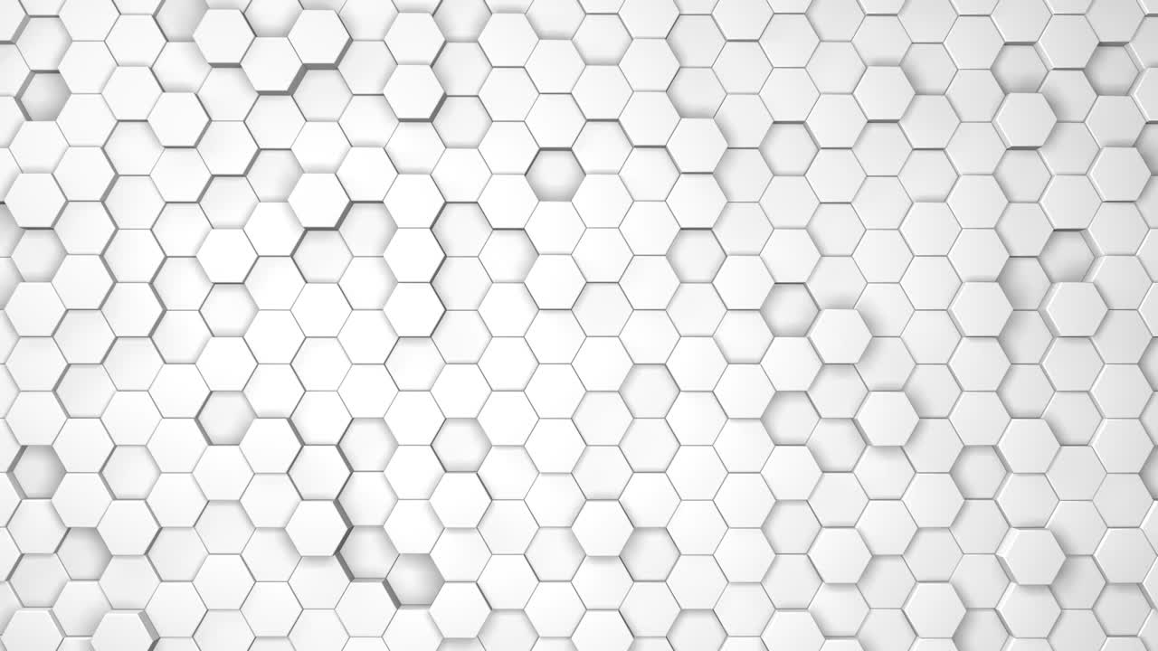 hexágonos abstractos con fondo animado