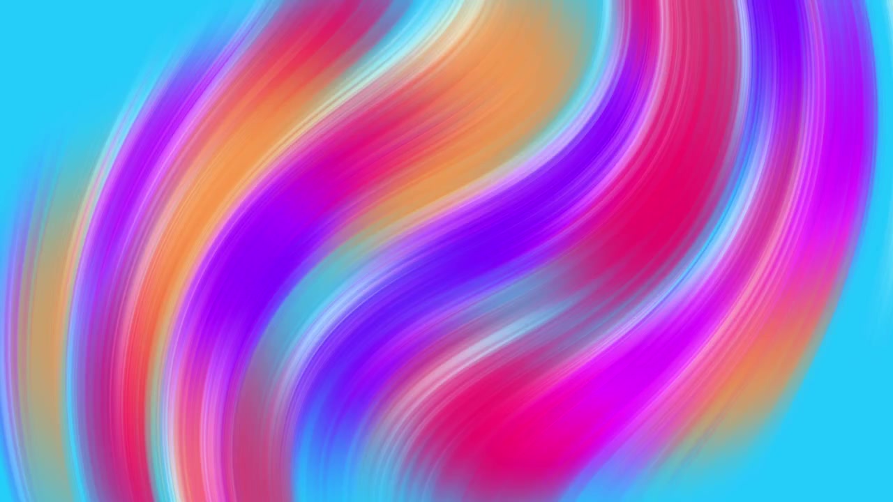 Dynamic Colorful Abstract Wavy Lines Background Loop