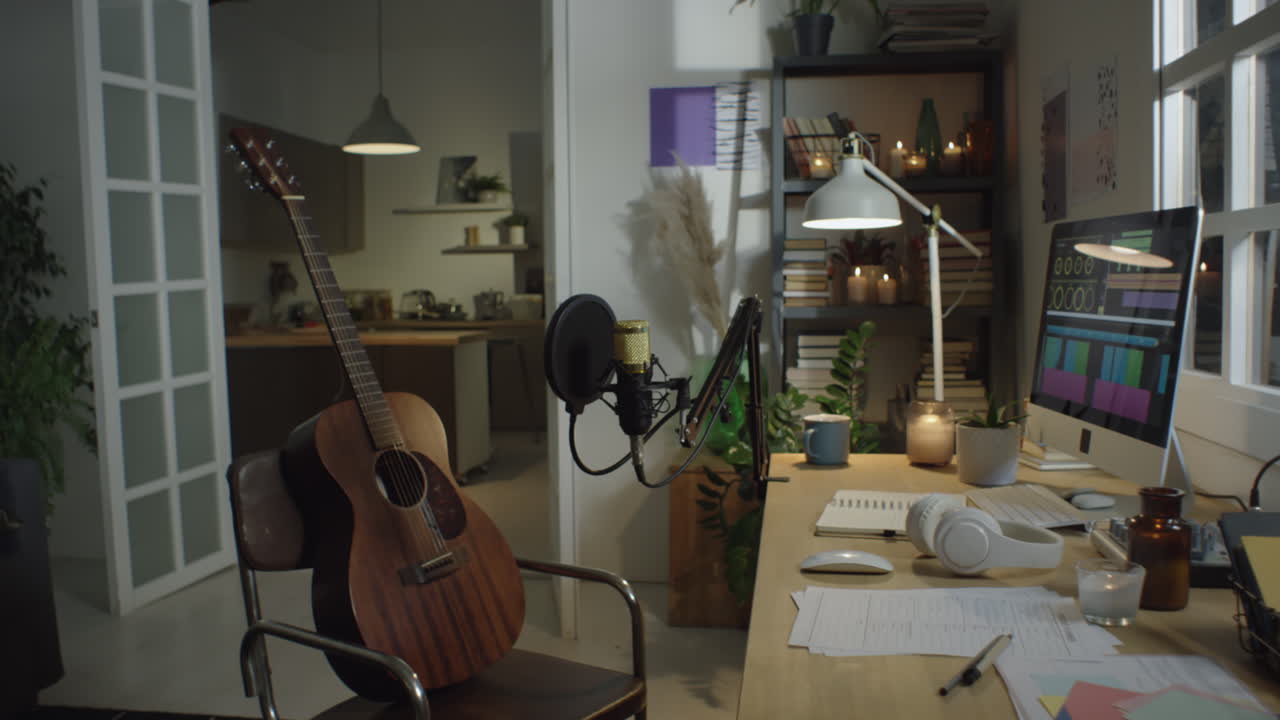 Music Recording Studio in Cozy Living Room