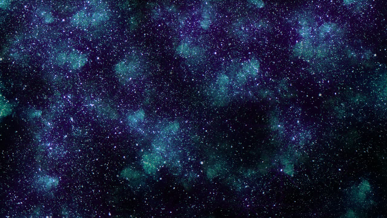 A serene and mystical image featuring a backdrop of purple and blue hues with sparkling stars in the sky, creating a tranquil and dreamy atmosphere