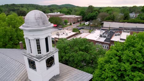 aerial-courthouse-in-hillsborough-nc,-north-carolina