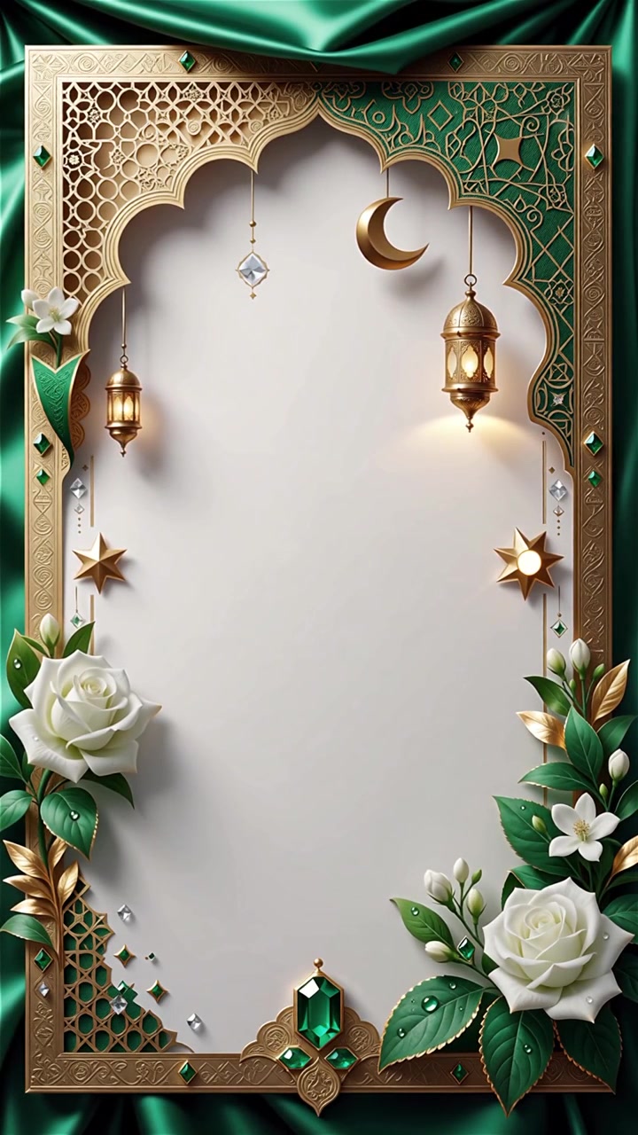 Compleanno del Profeta Maometto Mawlid al-Nabi Sfondo Islamico