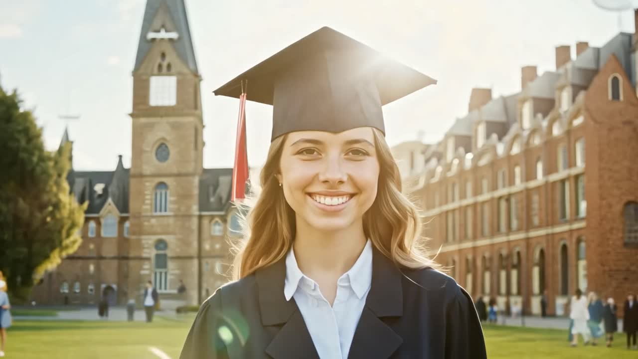 Graduation Ceremony on University Campus