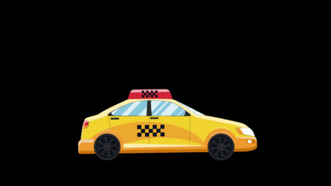 yellow taxi cab on the road