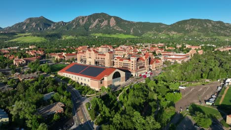 Weitwinkelaufnahme-Des-Boulder-Campus-Der-University-Of-Colorado