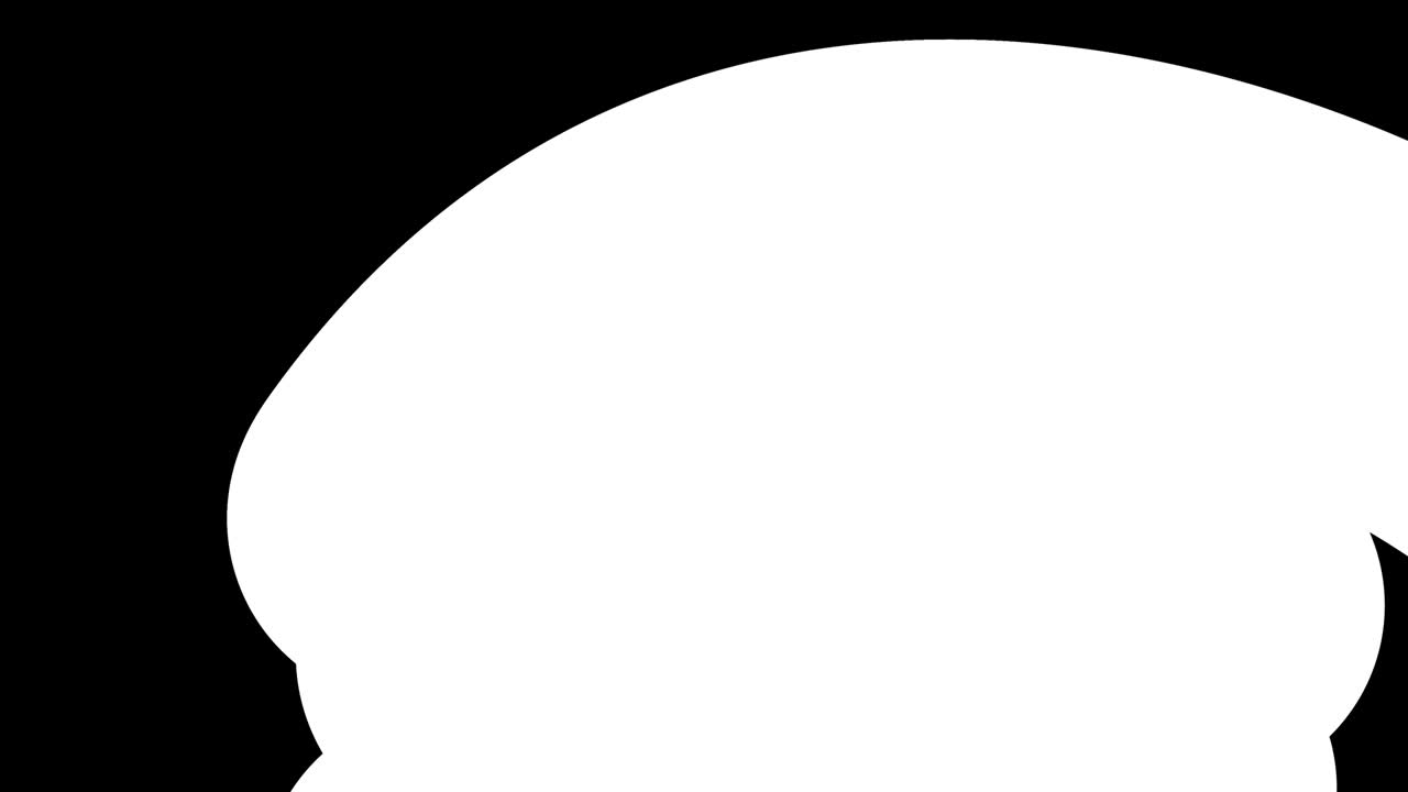 hermosos gradientes con tonos de rojo amarillo fluyen a lo largo de una línea o tubo elegantemente retorcido. hermoso fondo de diseño plano moderno, animación de bucle liso de gradiente líquido en 4k. luma mate como alfa