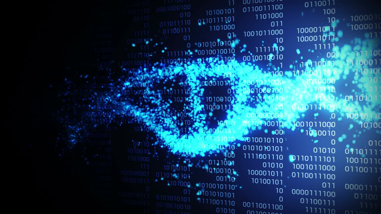 DNA molecule helix as a symbol for genetics code. Medicine and technology concept. Science biotechnology. Loop animation.