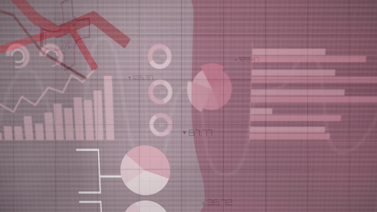 animación de estadísticas y procesamiento de datos sobre la bandera ondeante de malta