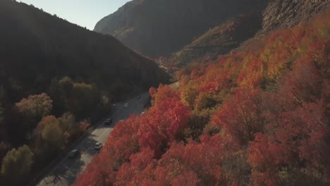 穿越犹他州大棉木峡谷的史诗般的风景