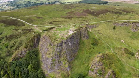 antena de la nariz de napoleón - el pico de cavehill, belfast, irlanda del norte