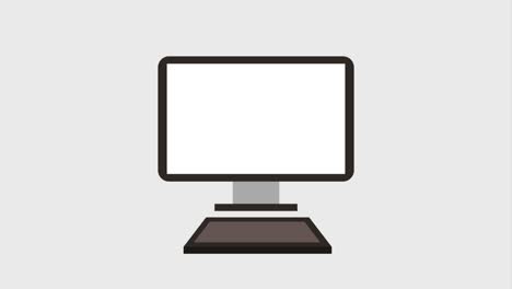 los íconos de las computadoras portátiles