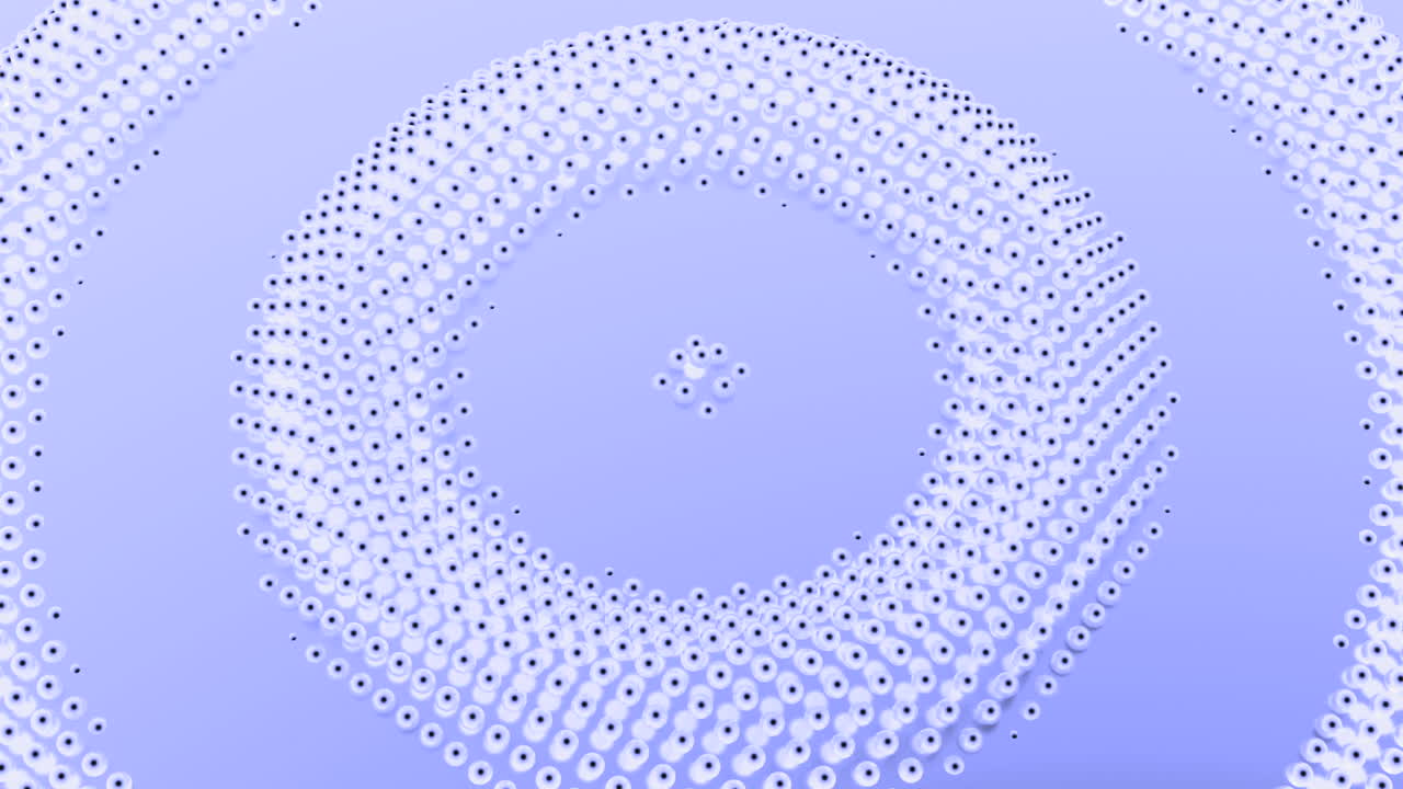 patrón de puntos circulares abstractos