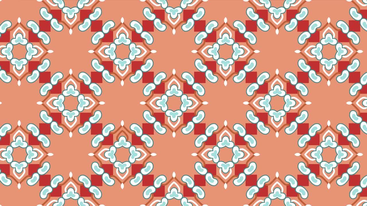 Animated seamless pattern design floating
