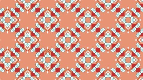 diseño de patrón sin costuras animado flotante