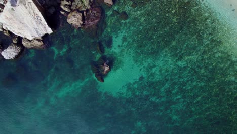 Strand-Mit-Türkisfarbenem-Wasser