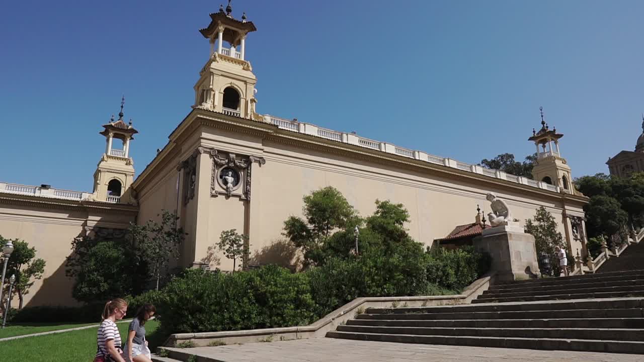 바르셀로나 시내 풍경: 파크 구엘과 카탈로니아 국립 미술관