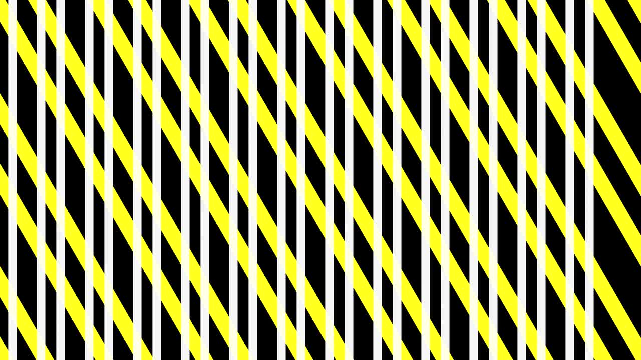 animación compuesta por rayas de colores intersectadas.